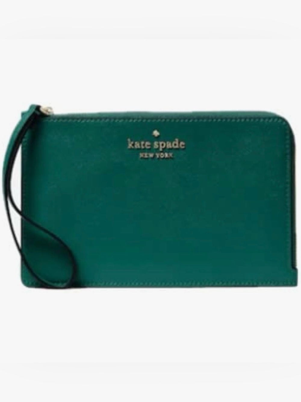 Kate Spade Chelsea Nylon Deep Jade Wristlet / Clutch - NWT
